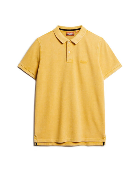 Superdry Vint Destroy Polo T.Shirt Mustard